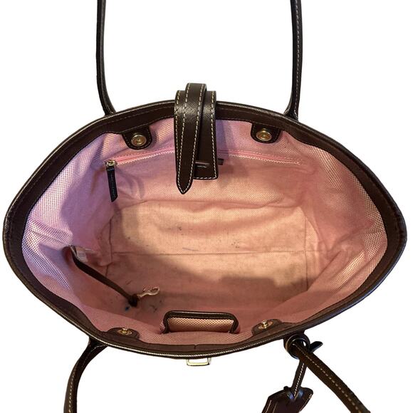 DOONEY & BOURKE Signature Canvas Print Tote Bag - Picture 6 of 10